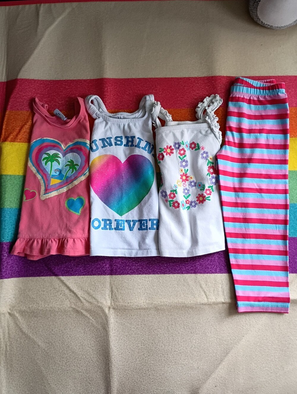 4pk 3/3t Bundle: Candy Girl, Crazy 8, Gymboree, Bitty Baby